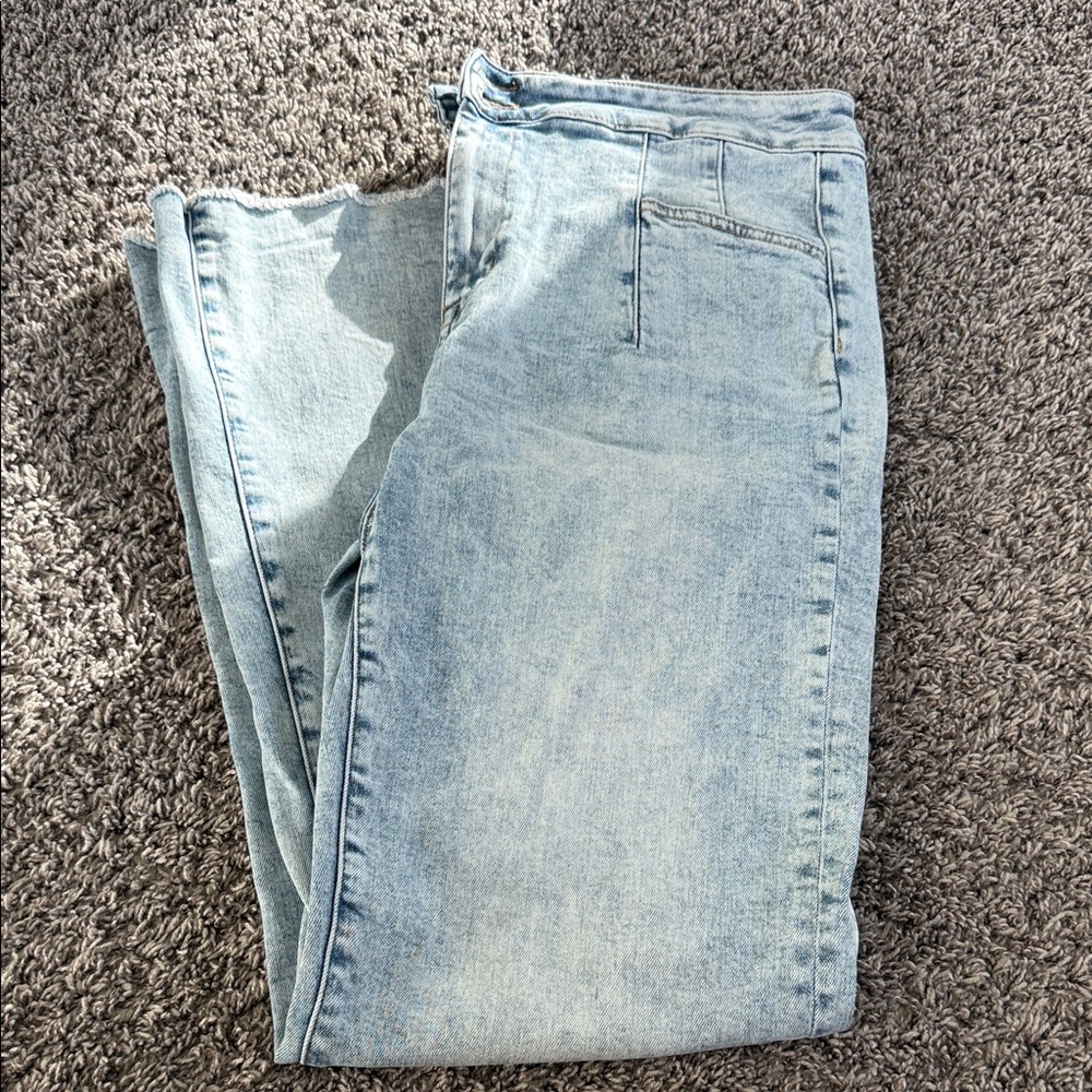 Light Blue Flare & Wide Leg Jeans